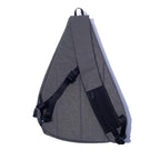 TEXTURED TWILL LAYERED SLINGER BAG #CHARCOAL [FTT36262B0009]