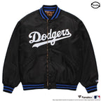 MLB | LA | REVERSIBLE VARSITY JACKET ( TYPE-2 ) #BLACK-BEIGE [MLB-WM-BL02]