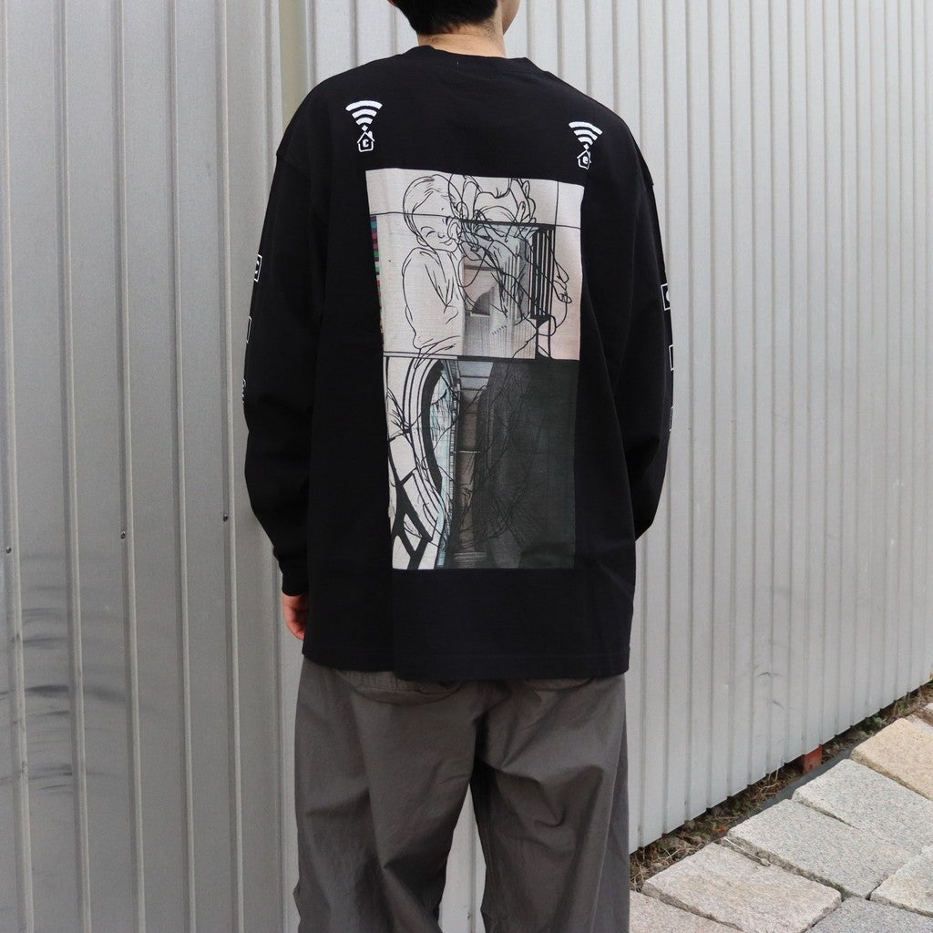 WILLOW LONG SLEEVE T #BLACK [CES28LT02]