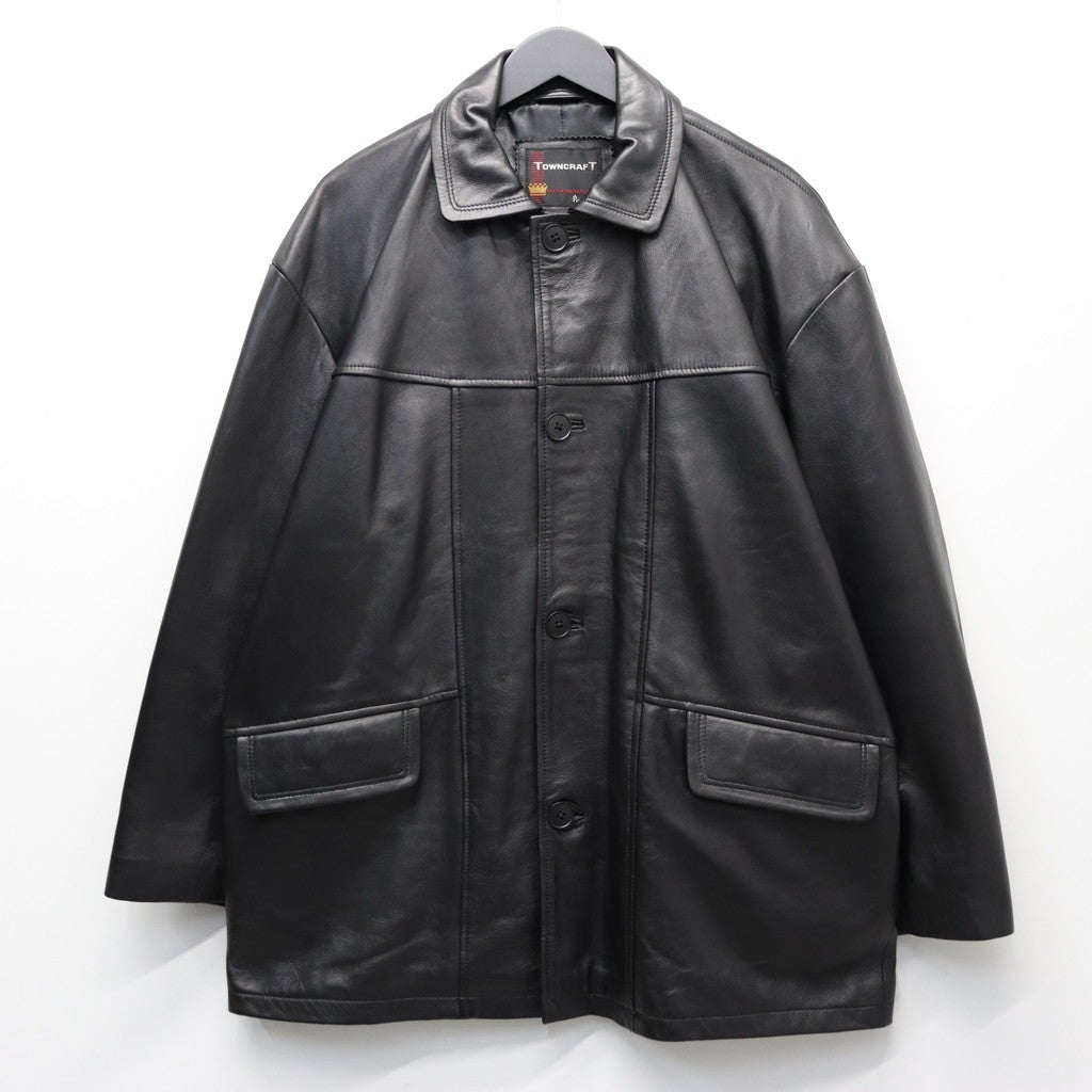 LEATHER BPP JACKET #BLACK [tc22f022]