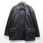 LEATHER BPP JACKET #BLACK [tc22f022]