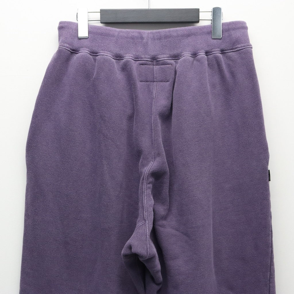 WASHED MIDDLE WEIGHT SWEAT PANTS #PURPLE [26SS-WMC-SP02]