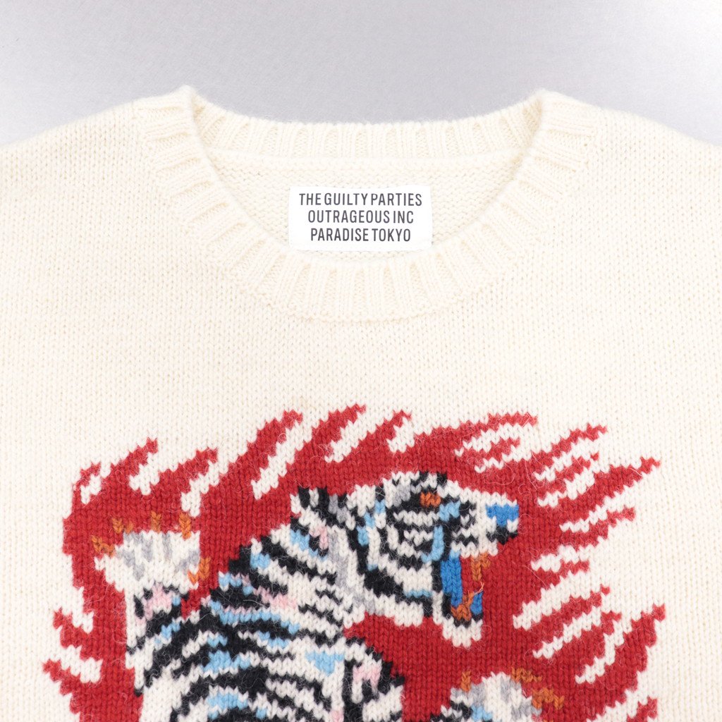 WACKO MARIA | ワコマリア TIM LEHI | INTARSIA CREW NECK SWEATER