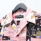 JEAN-MICHEL BASQUIAT | S/S HAWAIIAN SHIRT ( TYPE-3 ) #ONE [BASQUIAT-WM-HI27]