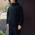 Strech Puff Hoodie #Black [SD26F-JK04]