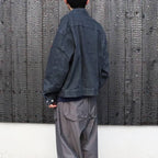BLACK NEP DENIM TRUCKER JACKET #GREY [CES30JK18]