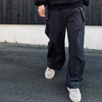 WX-P1 Zip-Extentsion Wide Trousers #D-Gray [GOOPI-26SS-MAY-01]