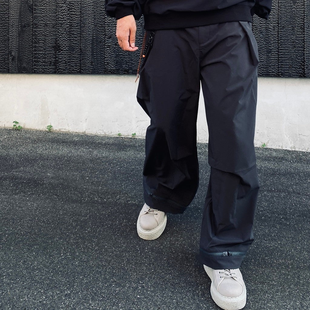 WX-P1 Zip-Extentsion Wide Trousers #D-Gray [GOOPI-26SS-MAY-01]