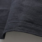 WASHED HEAVY WEIGHT CREW NECK T-SHIRT ( TYPE-12 ) #BLACK-BLUE [26SS-WMT-WT13]