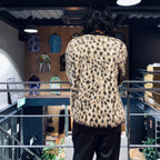 LEOPARD MOHAIR CREW NECK SWEATER -TYPE 1- #WHITE [23FW-WMK-KN12]