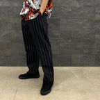 PLEATED TROUSERS -TYPE 2- #BLACK [24SSE-WMP-TR03]