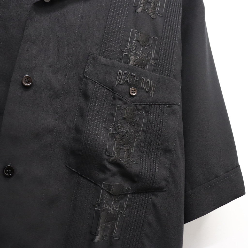 DEATH ROW RECORDS | CUBA SHIRT S/S #BLACK [DEATHROW-WM-OC02]
