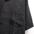 DEATH ROW RECORDS | CUBA SHIRT S/S #BLACK [DEATHROW-WM-OC02]