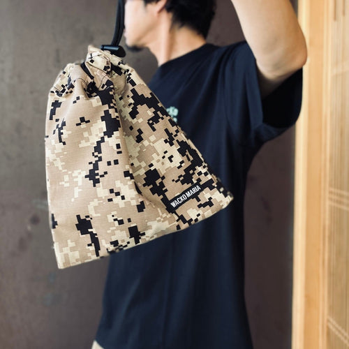 DIGITALCAMO SHOULDER POUCH #BEIGE [26FWE-WMA-BG03]