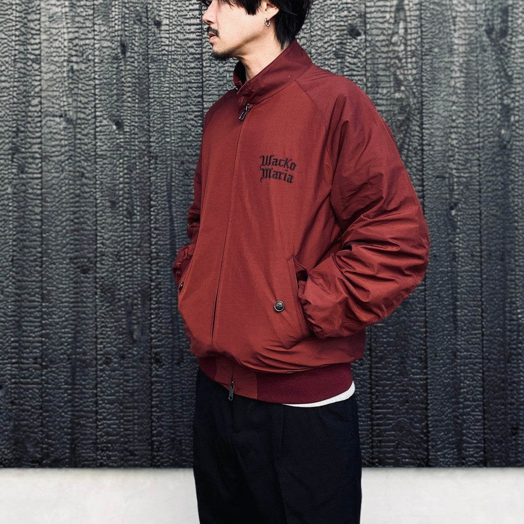 BARACUTA | G9 HARRINGTON JACKET #BURGUNDY [26SS-WMO-BC01]