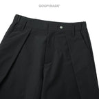 WX-P1 Zip-Extentsion Wide Trousers #D-Gray [GOOPI-26SS-MAY-01]