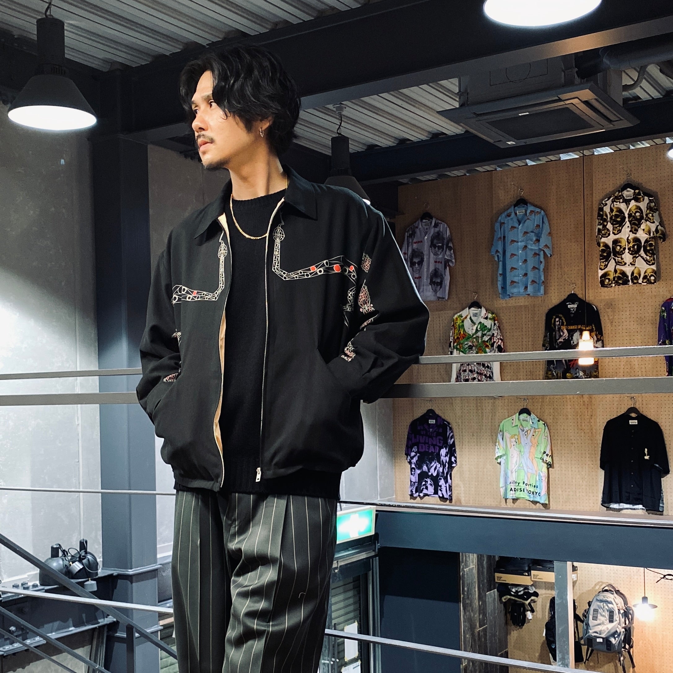 WOLF'S HEAD | 50'S JACKET #BLACK [WOLFSHEAD-WM-JK01]