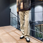 4 針寬休閒褲#米色 [SC2310-PN06]