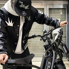 MAJESTIC | VARSITY JACKET #BLACK [23AW-FS-02/FS1281]