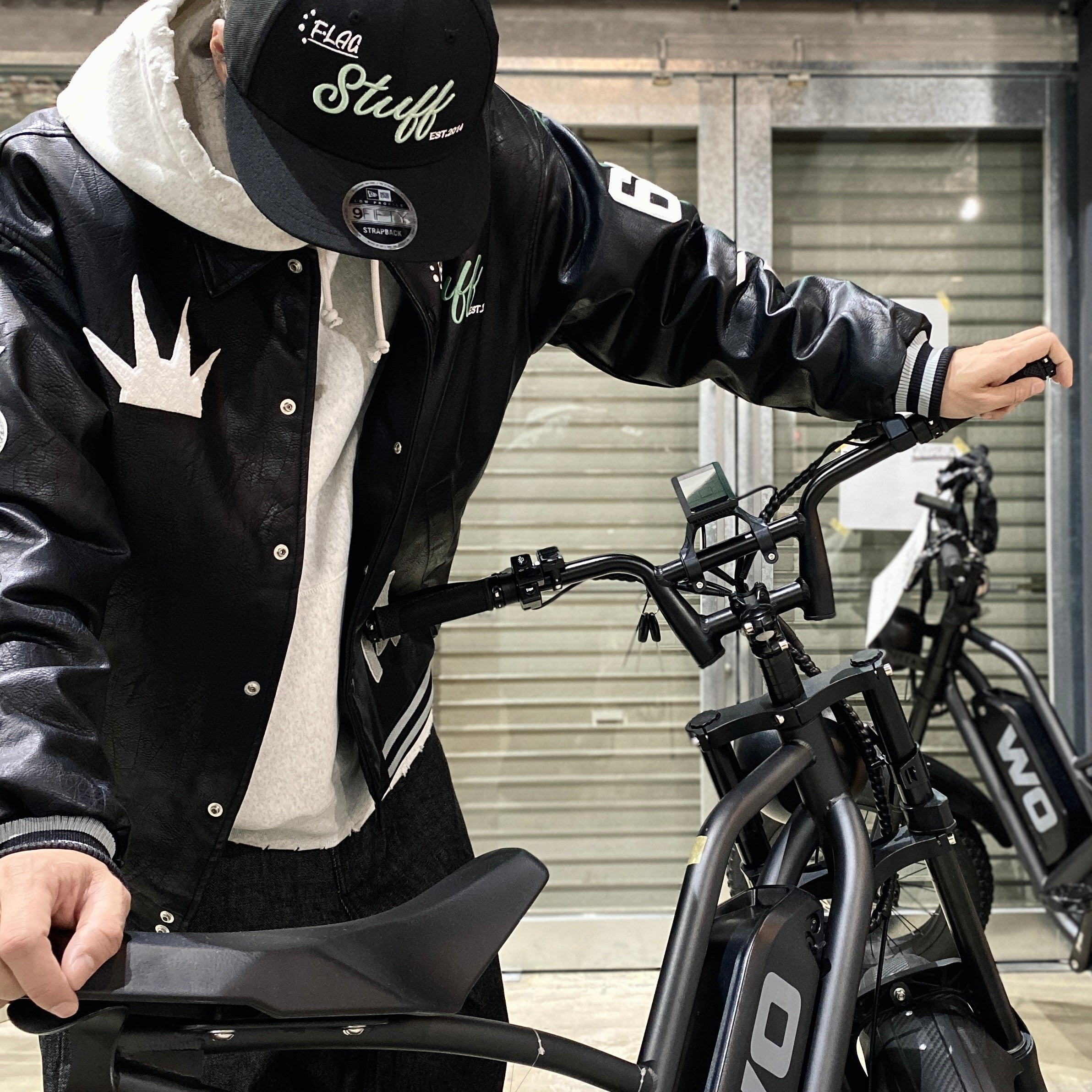 MAJESTIC | VARSITY JACKET #BLACK [23AW-FS-02/FS1281]