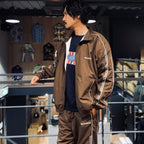 TRACK JACKET #BROWN [23FW-WMO-TJ05]