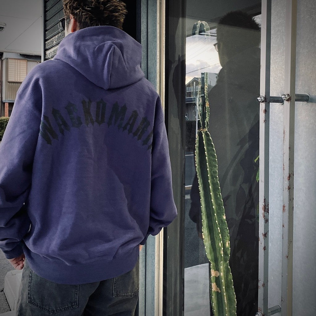 HEAVY WEIGHT PULLOVER HOODED SWEAT SHIRT ( TYPE-2 ) #PURPLE [25SS-WMC-SS04]