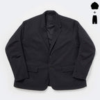 TECH LOOSE 2B JACKET FLANNEL & TECH EASY TROUSERS FLANNEL #CHARCOAL [BJ-32026W / BP-39026W]