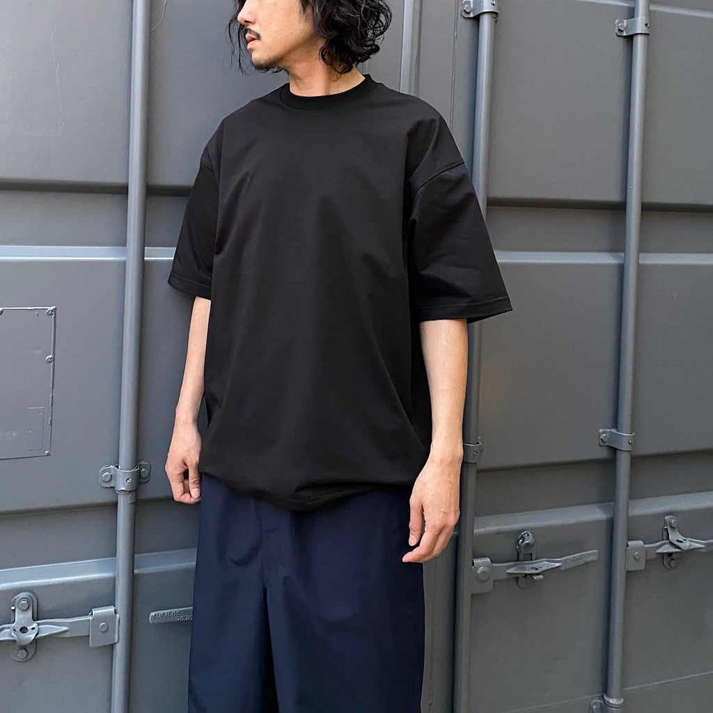 TECH DRAWSTRING S/S TEE #BLACK [BE-41024]