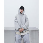 G7-H3 「Ｍantle」 Double-Layer Hoodie #L-GRAY [GOOPI-23AW-JAN-03]