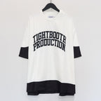 COLLEGE DOBBY S/S T-SHIRT #White [SU25-T01]