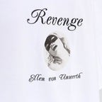 ELLEN VON UNWERTH | WASHED HEAVY WEIGHT CREW NECK T-SHIRT ( TYPE-2 ) #WHITE [EVU-WM-WT02]