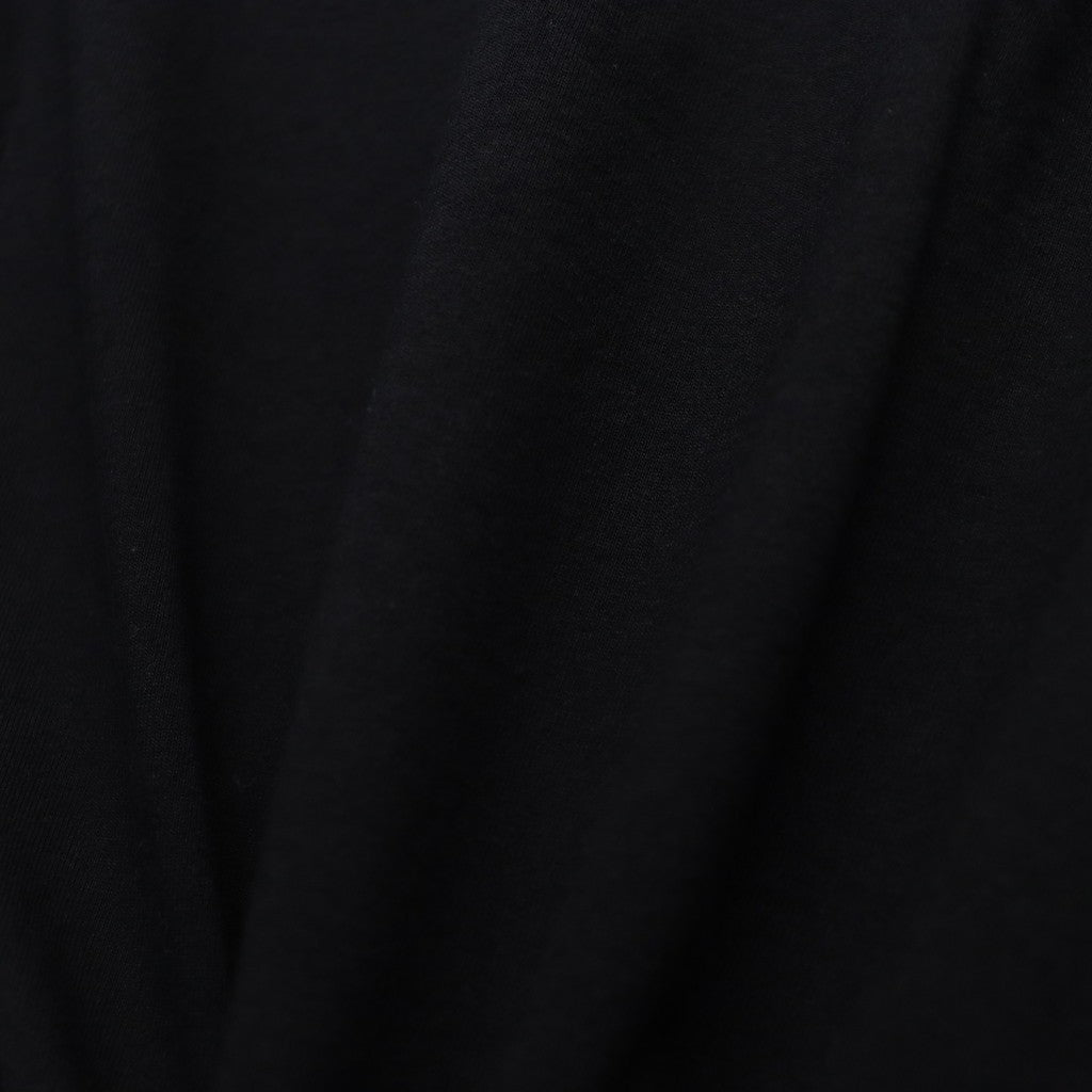 水洗重磅圓領長袖T卹（3型）#黑色 [25FW-WMT-LT05]