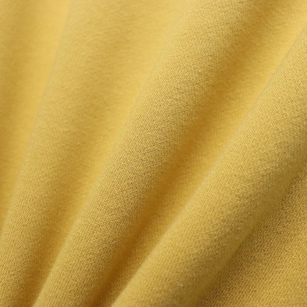 MIDDLE WEIGHT CREW NECK SWEAT SHIRT #YELLOW [26SS-WMC-SS08]
