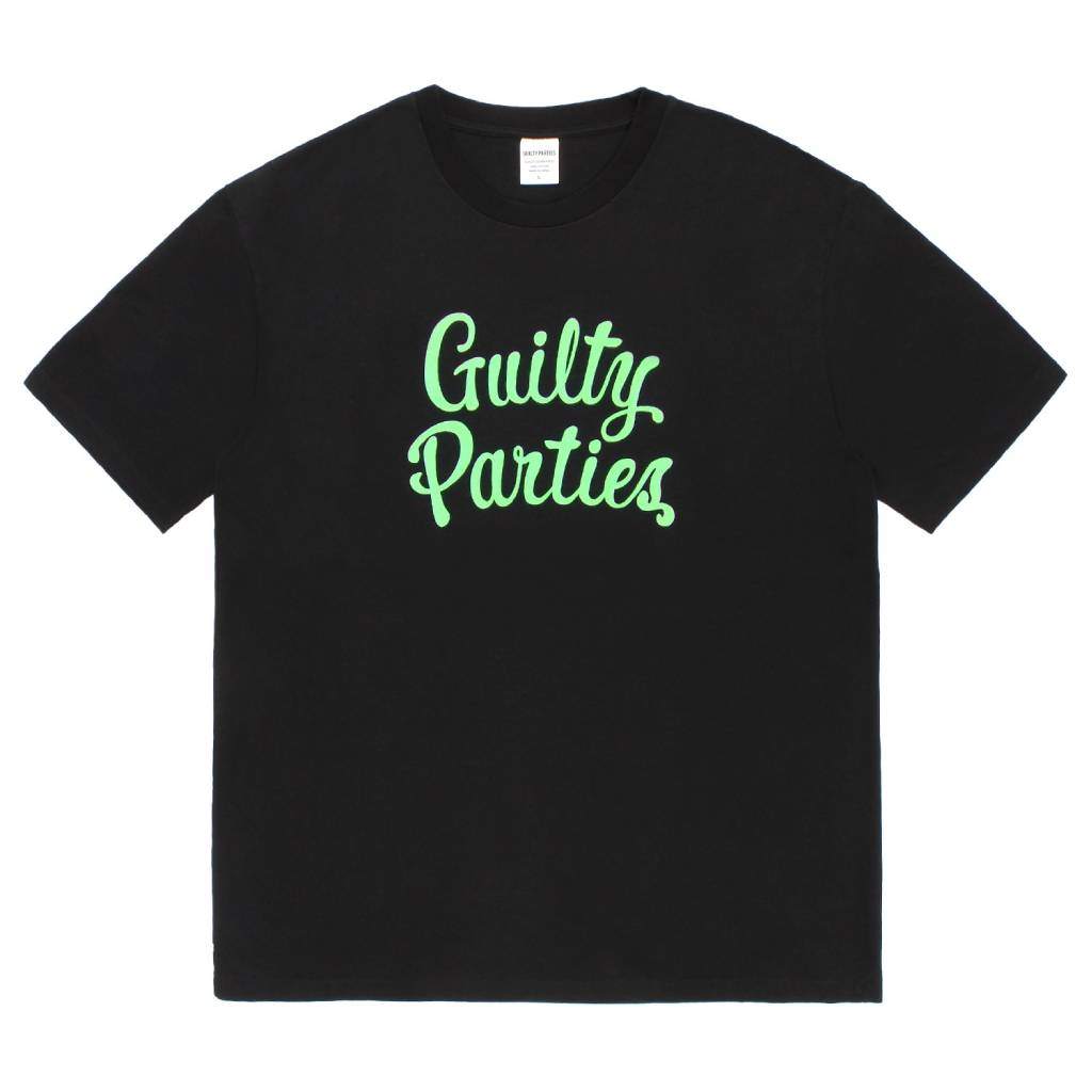 WASHED HEAVY WEIGHT CREW NECK T-SHIRT ( TYPE-14 ) #BLACK / GREEN [26FW-WMT-WT17]