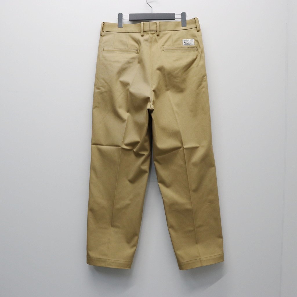 DOUBLE PLEATED CHINO TROUSERS ( TYPE-1 ) #BEIGE [25FW-WMP-PT01]