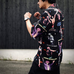 UFC | S/S HAWAIIAN SHIRT ( TYPE-1 ) #BLACK [UFC-WM-HI01]