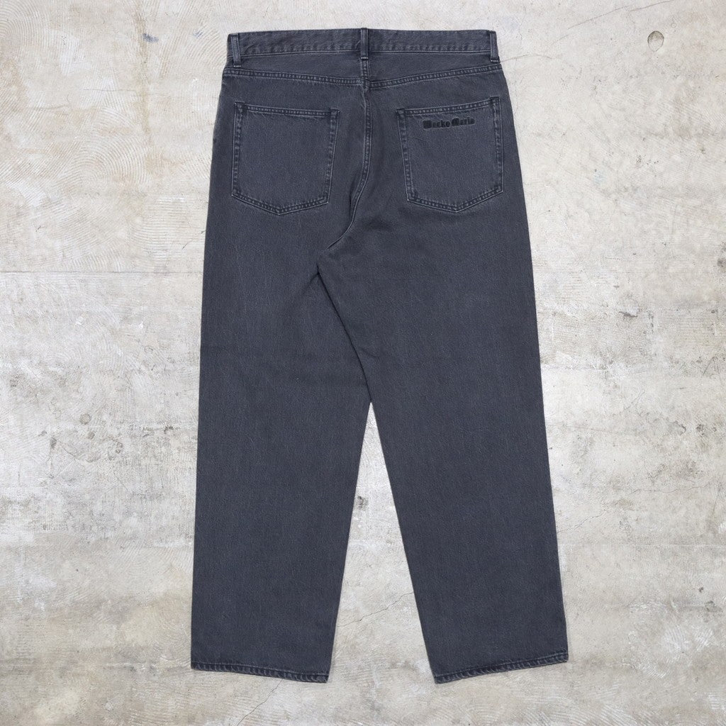 WASHED DENIM PANTS #BLACK [24FW-WMP-PT01]