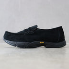 混合樂福鞋 #黑色絨面革 [MLS210301-24]