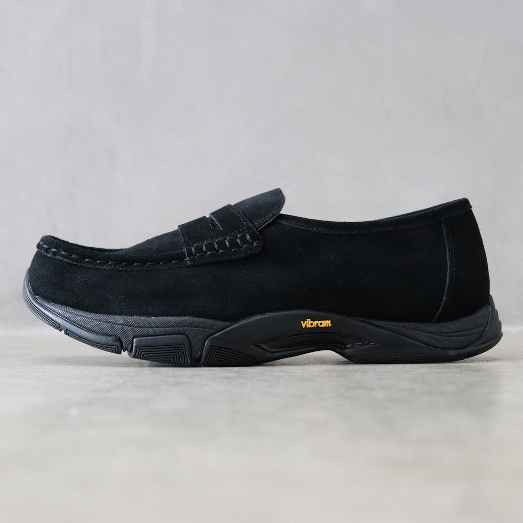 混合樂福鞋 #黑色絨面革 [MLS210301-24]