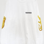 水洗重磅圓領長袖T卹（3型）#白色 [25SS-WMT-LT03]