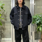 Wrangler | TRUCKER JACKET (TYPE-1) #BLACK [24FW-WMO-WG01]