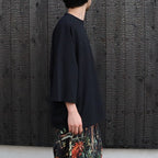 CHIDRY 3/4 SLEEVE T-SHIRT #Black [SU26-T01]