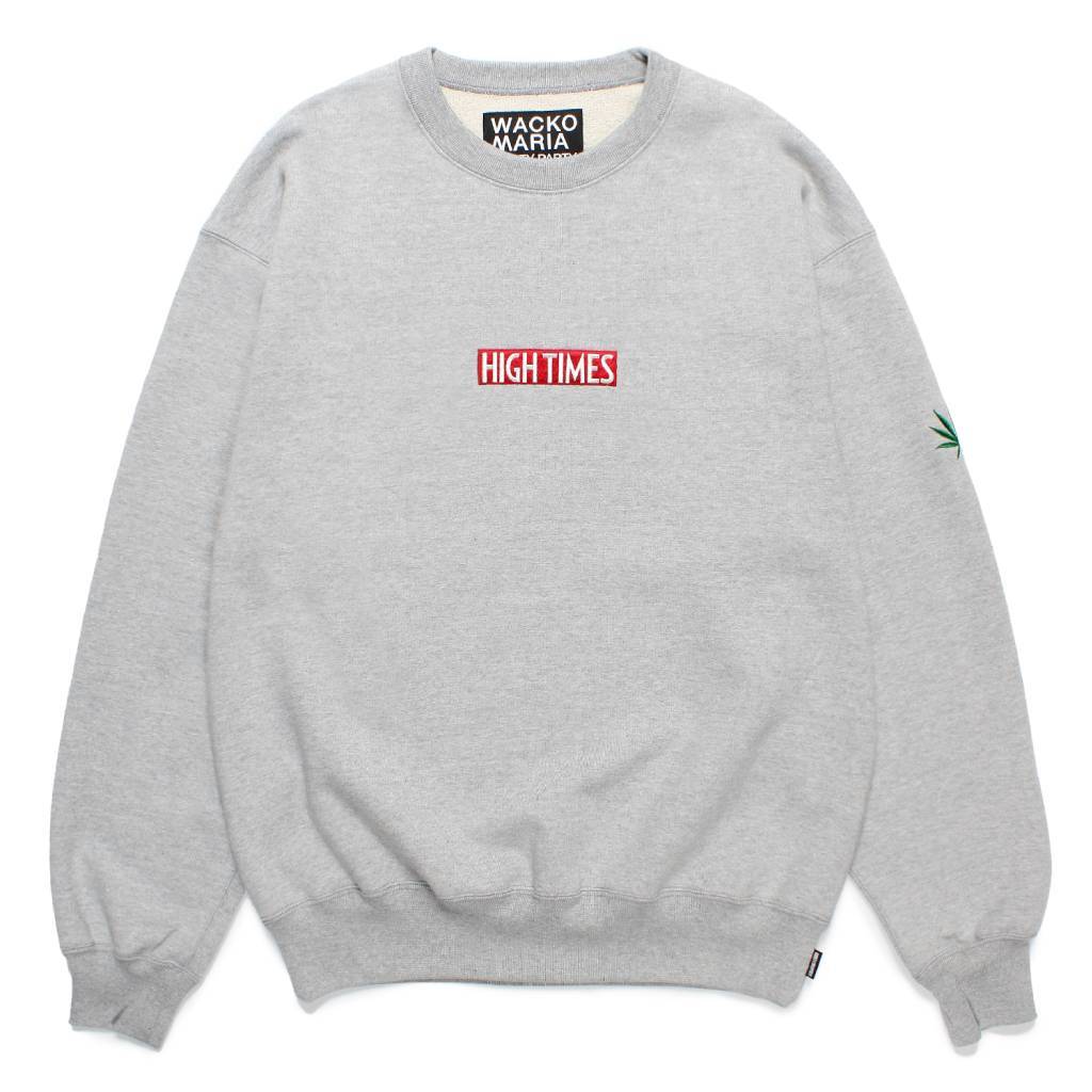 HIGHTIMES | HEAVY WEIGHT CREW NECK SWEAT SHIRT #GRAY [HIGHTIMES-WM-SS16]