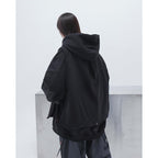 G7-H3 "Mantle" Double-Layer Hoodie #BLACK [GOOPI-23AW-JAN-03]