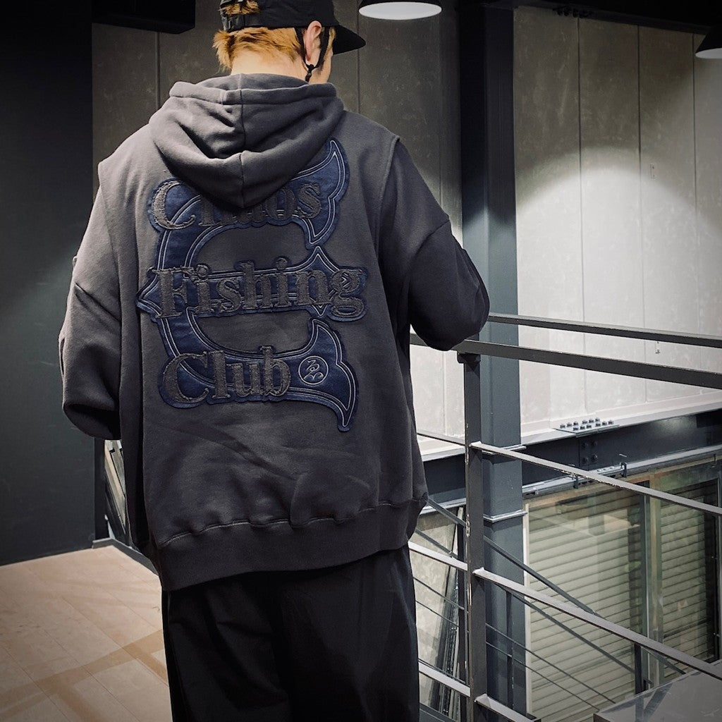 Chaos Fishing Club | EVENING BITE HOODIE #Navy [25SS-CFC05 Chaos Fishing Club | EVENING BITE HOODIE #Navy [25SS-CFC05