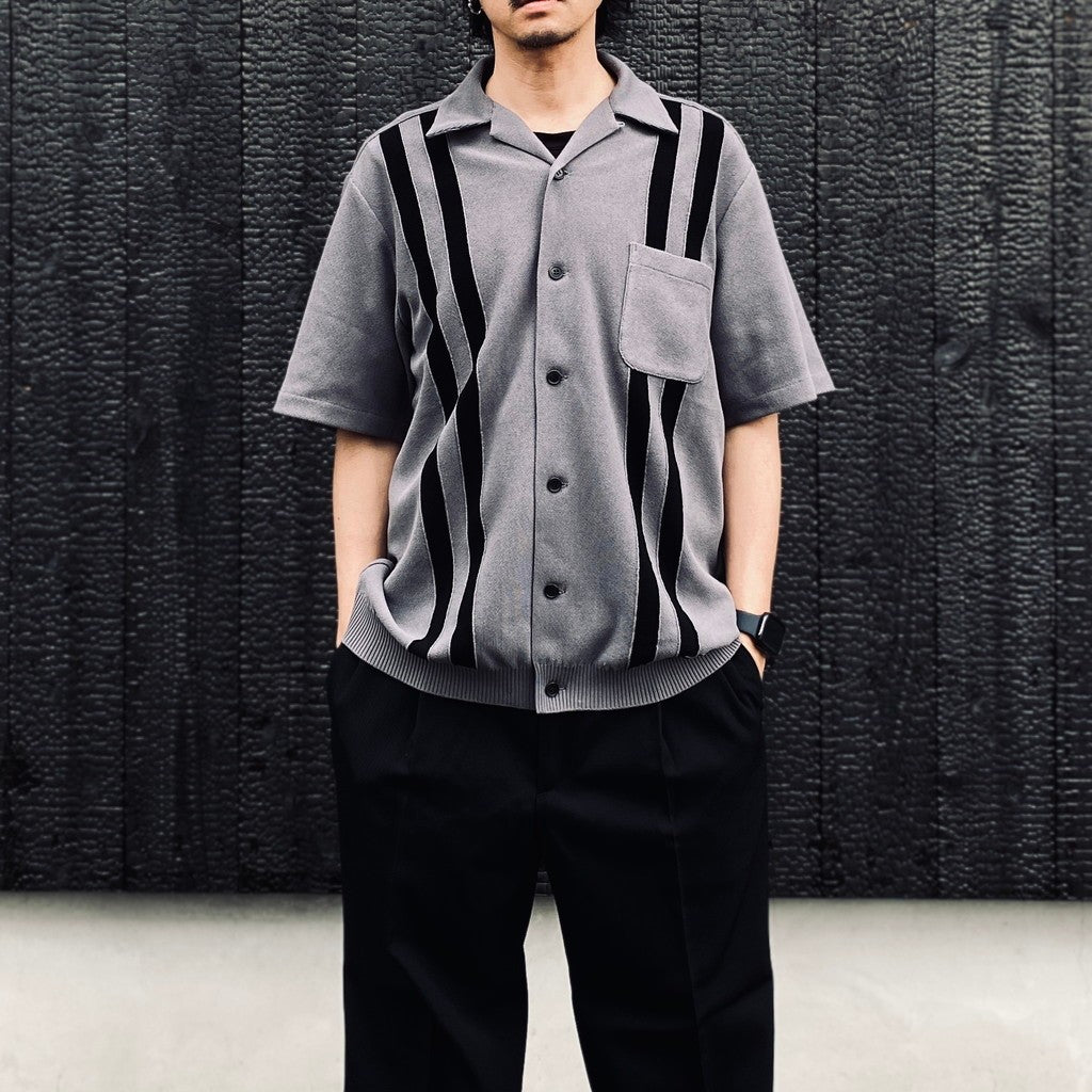 KNIT SHIRT ( TYPE-1 ) #GRAY [26SS-WMK-KN01]