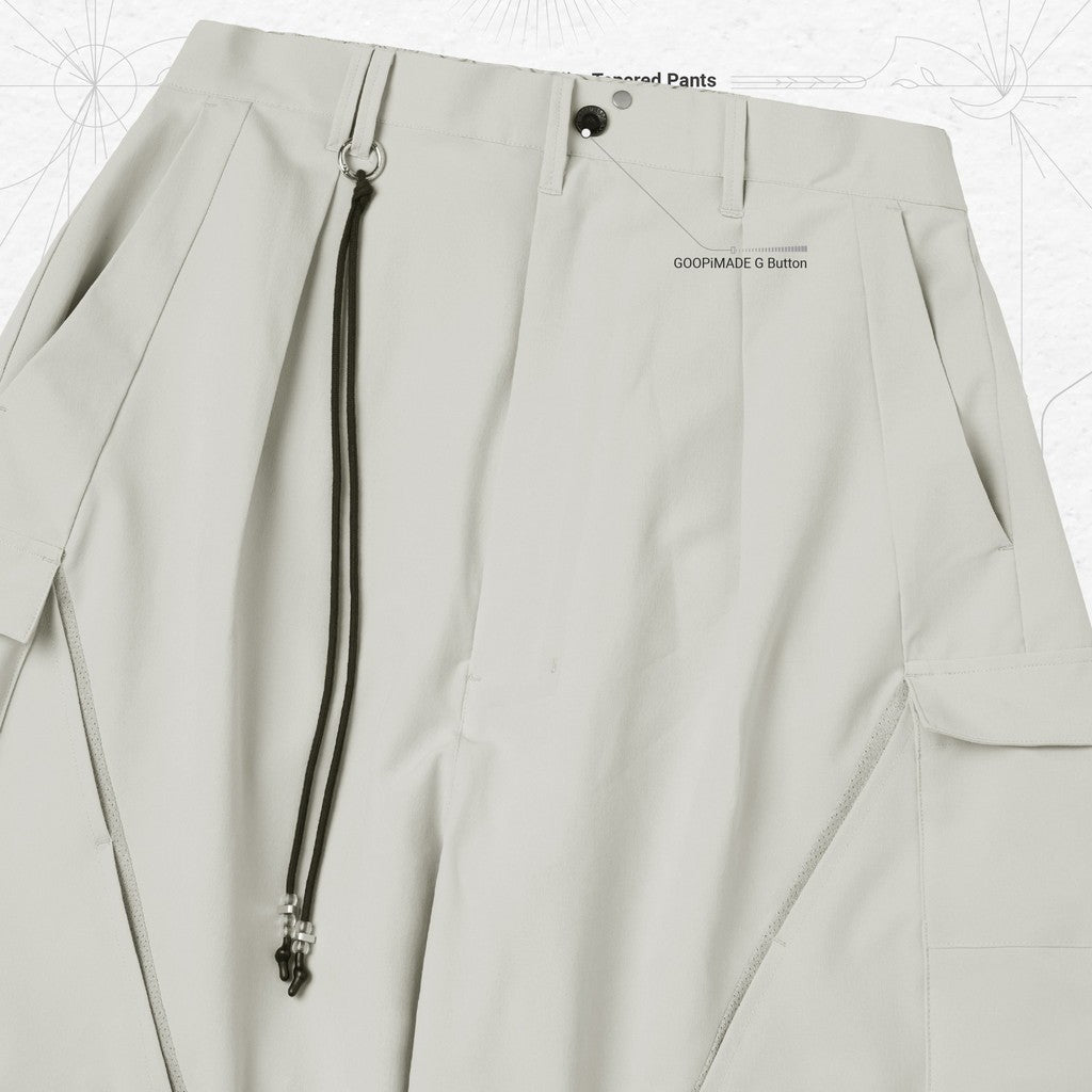 P-7S 「防風剪」實用錐形褲 #BONE [GOOPI-24SS-JUN-01]