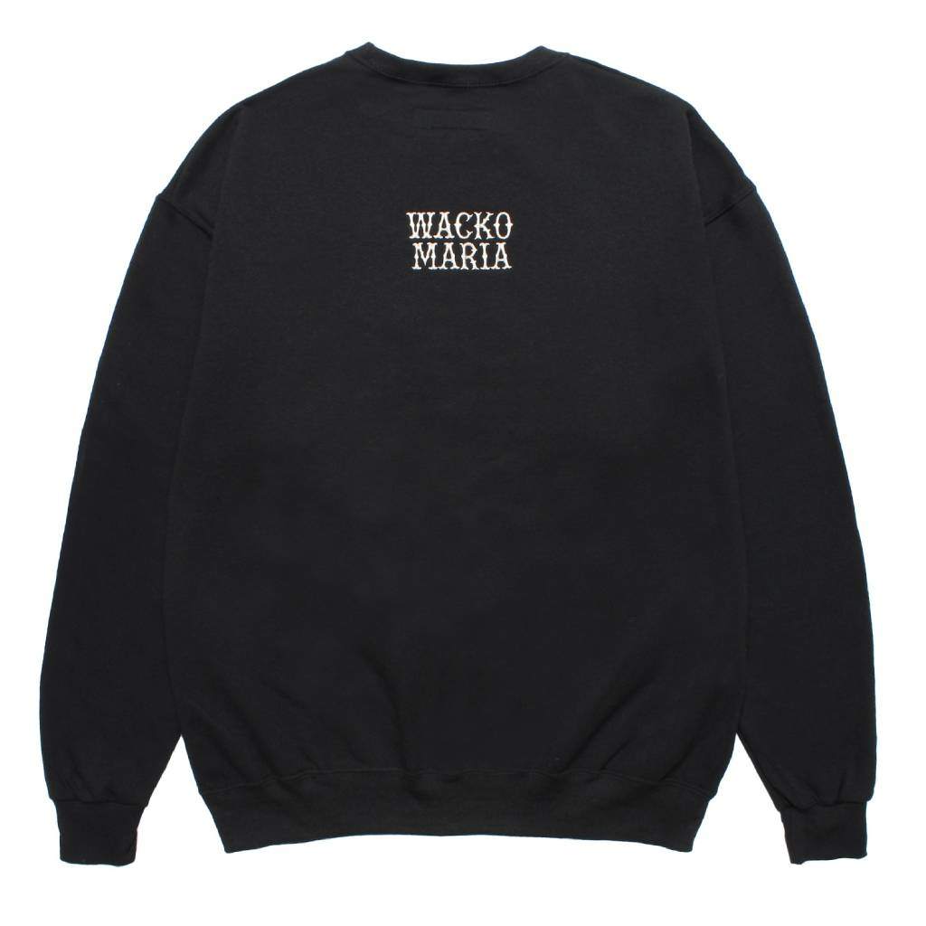 WACKO MARIA CREW NECK SWEAT SHIRT スウェット CREW NECK SWEAT SHIRT #BLACK [25FW-WMC-SS13] – cocorozashi
