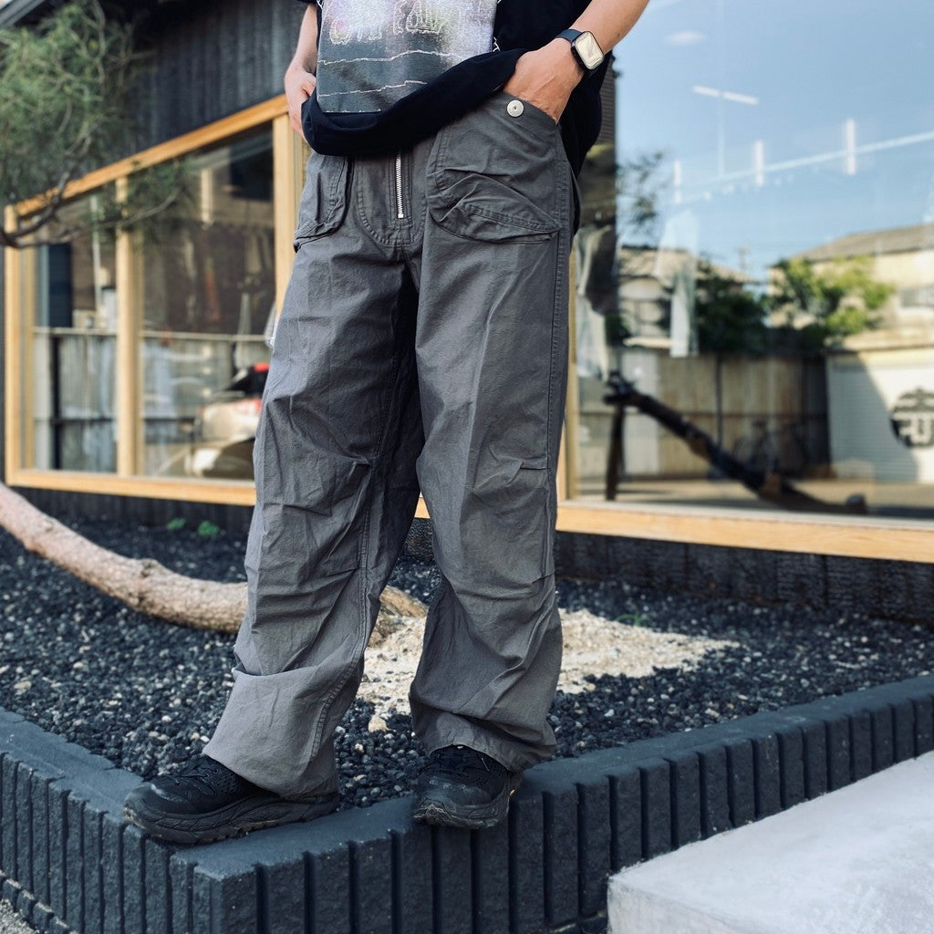 COTTON MOL SKIN FLIGHT PANTS #GREY [CES28PT10]