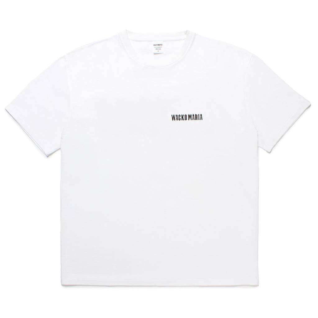 WASHED HEAVY WEIGHT CREW NECK T-SHIRT (TYPE-8) #WHITE [25SS-WMT-WT08]